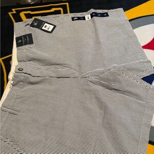 U.S. Polo Assn. Navy and White Striped Shorts